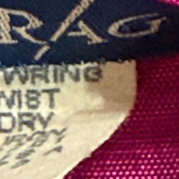 Career Blouse Magenta 3/4 Sleeve Button Up Size Small - Picture 5 of 5